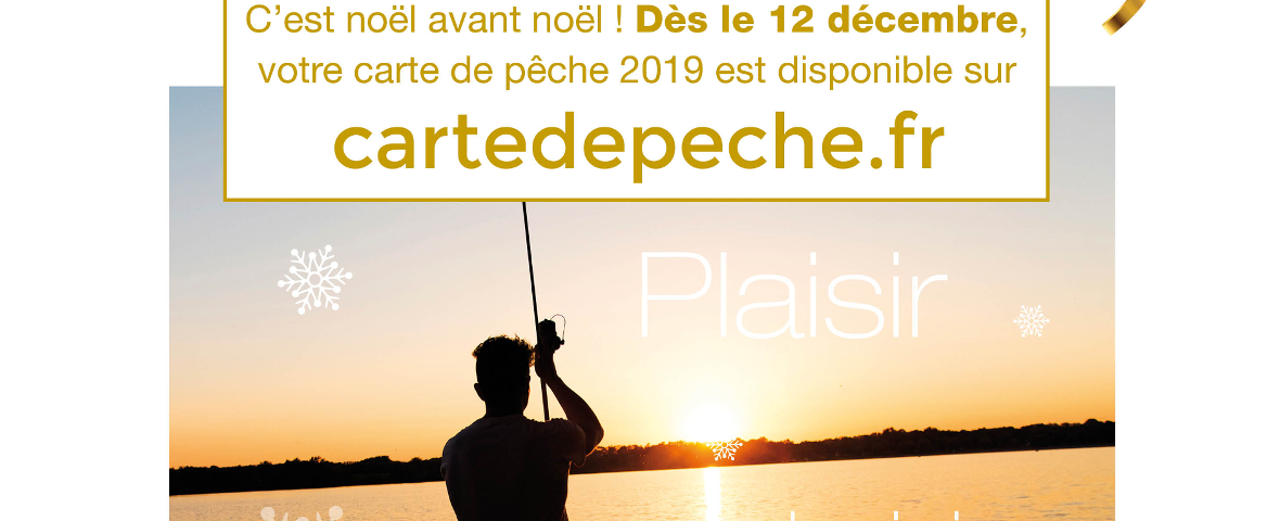 carte de pêche Noël 2019