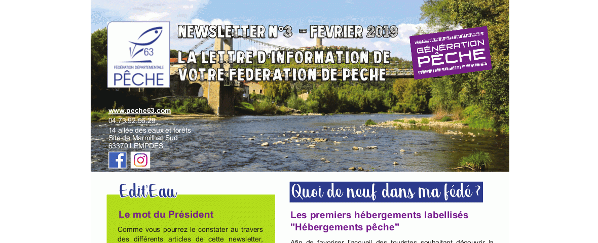 Newsletter fev 2019