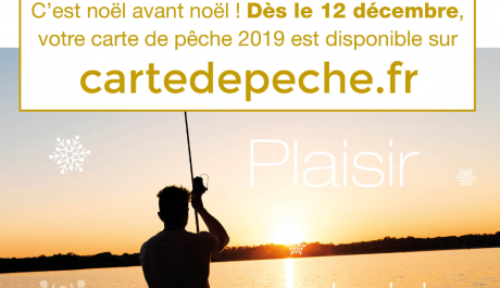 carte de pêche Noël 2019