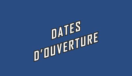 Dates d'ouvertures - image